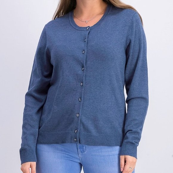 Karen Scott button down cardigan - Picture 1 of 4
